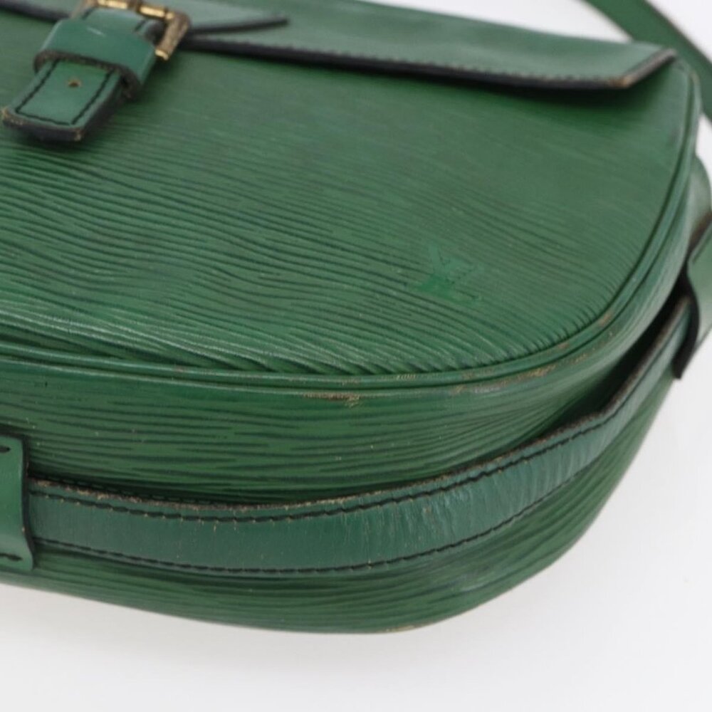 Authentic LOUIS VUITTON Epi Jeune Fille MM Shoulder Bag Green M52154 LV - Picture 6 of 16